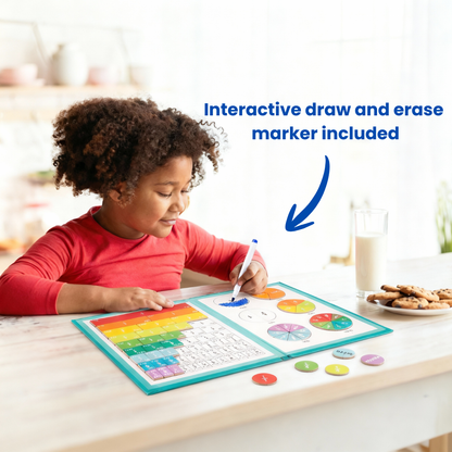 Magnetic Fraction Tile Book