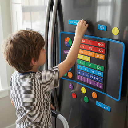 Magnetic Fraction Tile Book