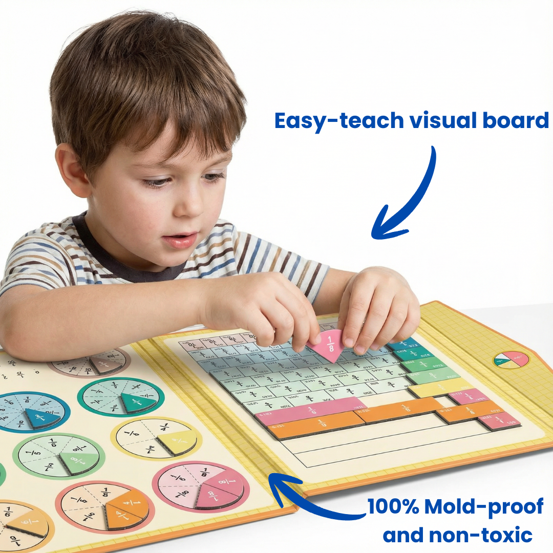 Magnetic Fraction Tile Book