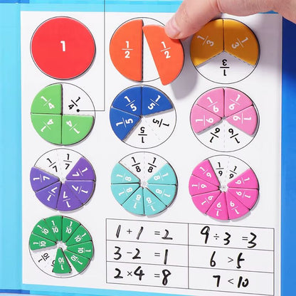 Magnetic Fraction Tile Book